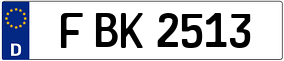 Truck License Plate